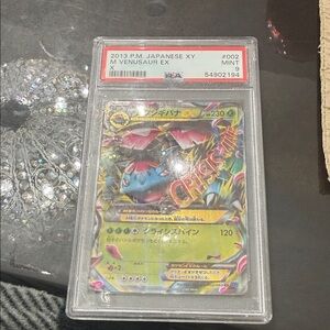 POKEMON TCG P.M JAPANESE XY M VENUSAUR EX MINT 9 Graded